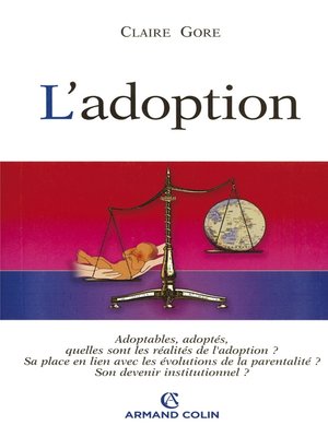 cover image of L'adoption